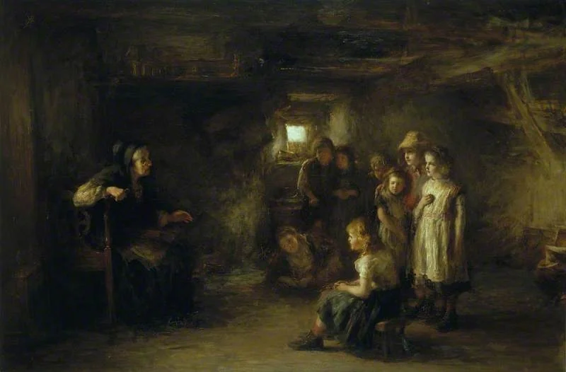 The Legend, by George Paul Chalmers, oil, 1865