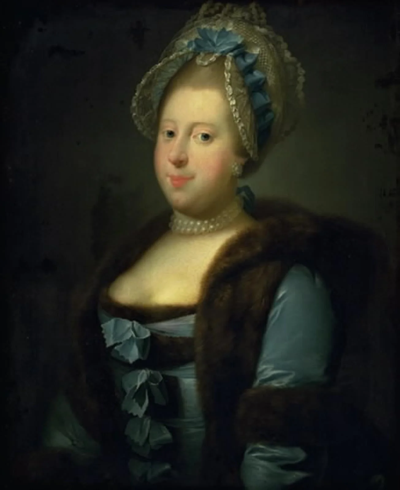 Caroline Mathilde, Christian VII's Queen, by Unknown, 1769