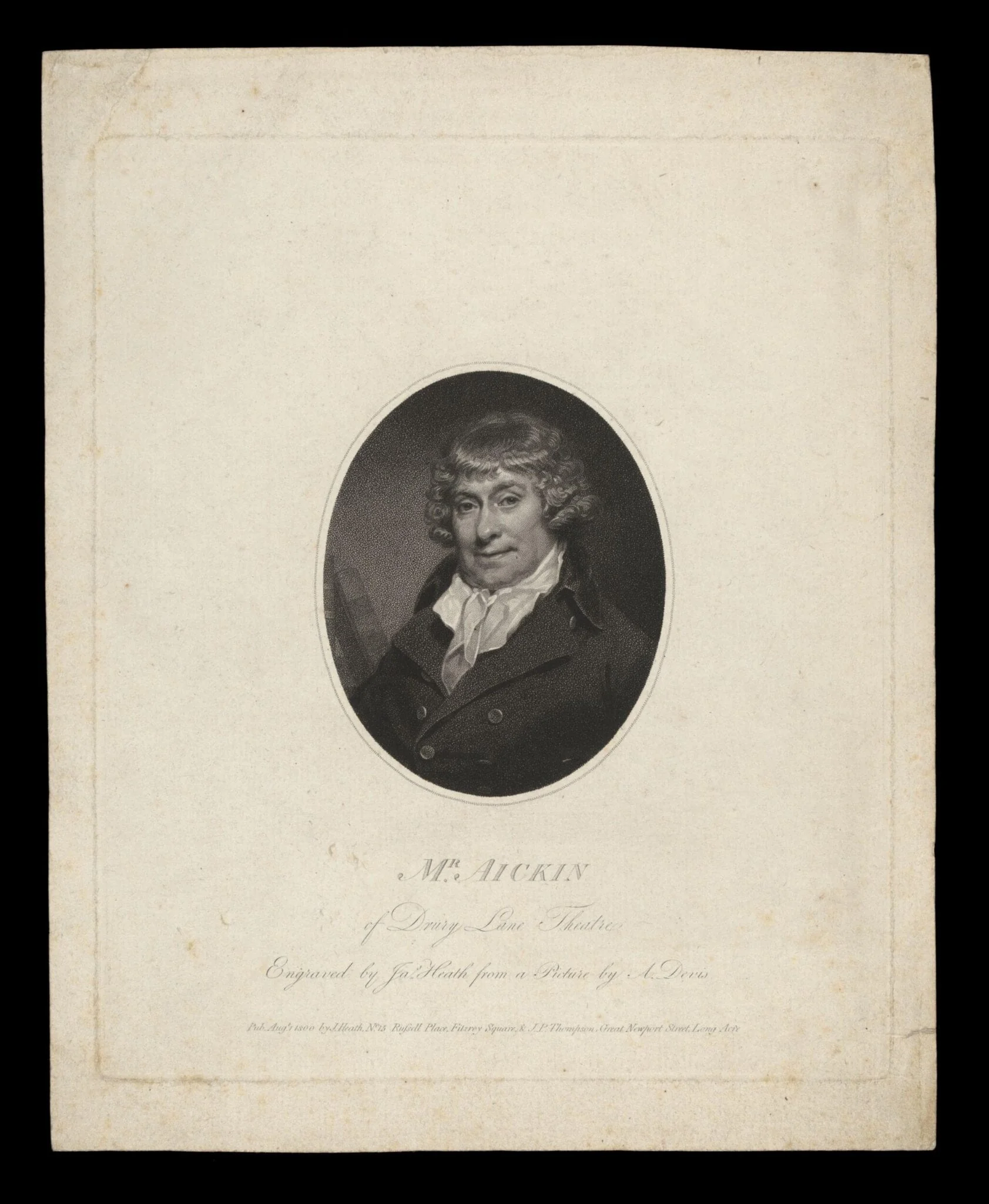H Beard Print Collection, by Arthur William Devis, 1850