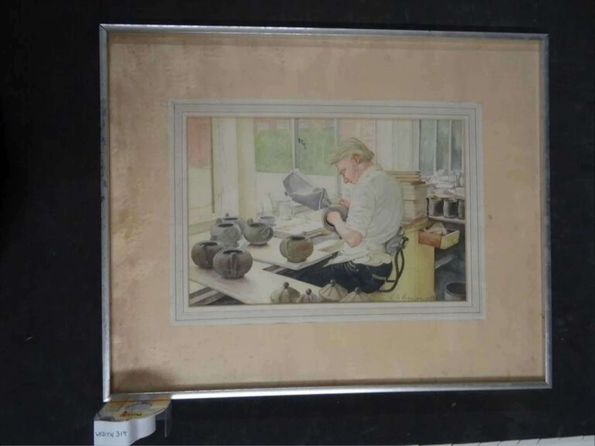 Untitled, by Leonard Griffiths Brammer, watercolor, 1972