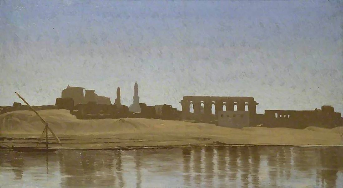View of the Nile at Luxor