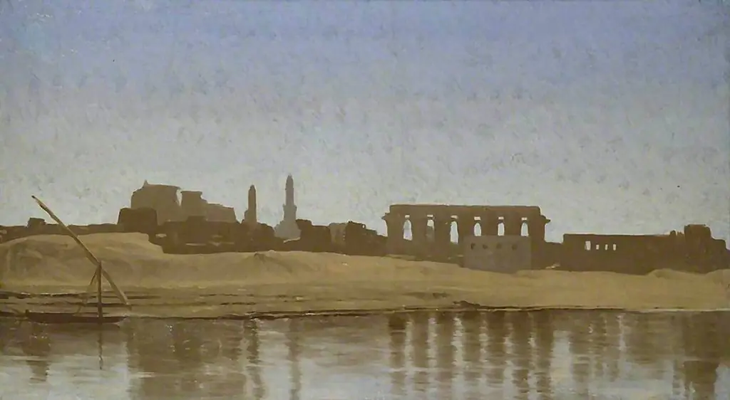 View of the Nile at Luxor