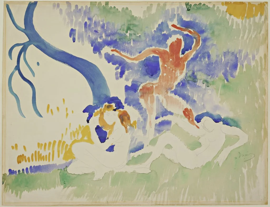 Untitled, by André Derain, watercolor, 1906