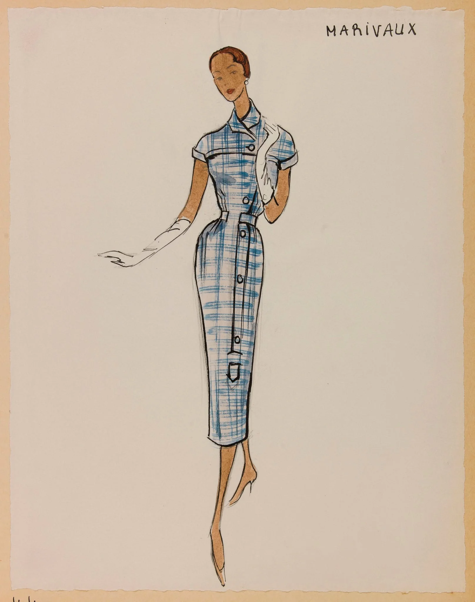Marivaux, by Marie-Louise Carven, 1956