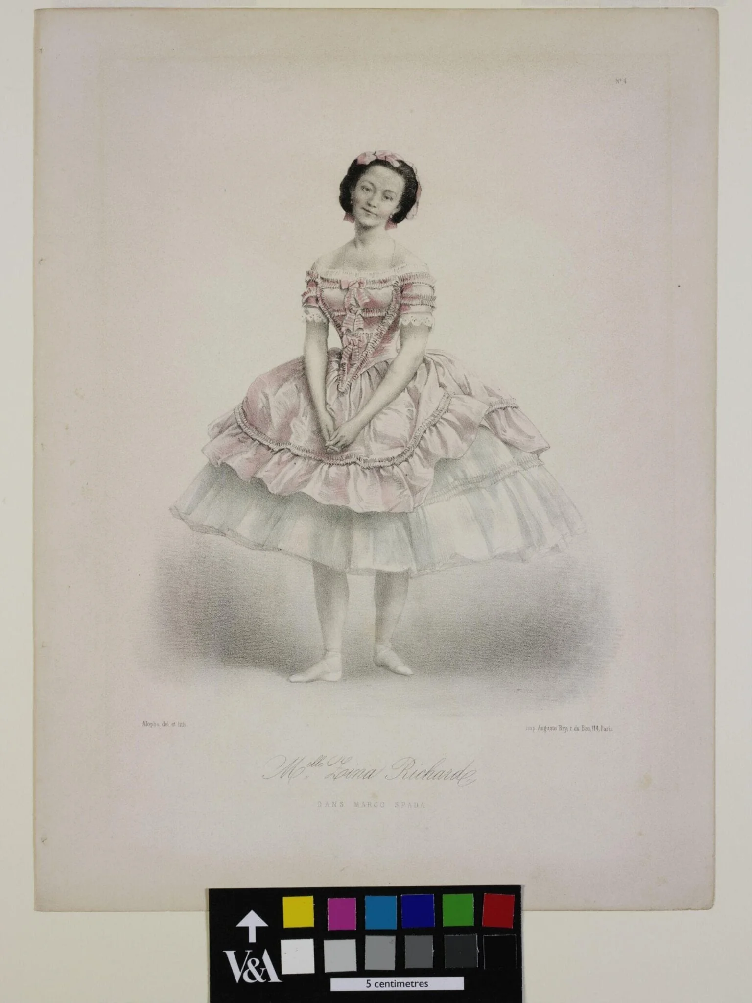 Melle Zina Richard,, by Marie-Alexandre Alophe, 1860