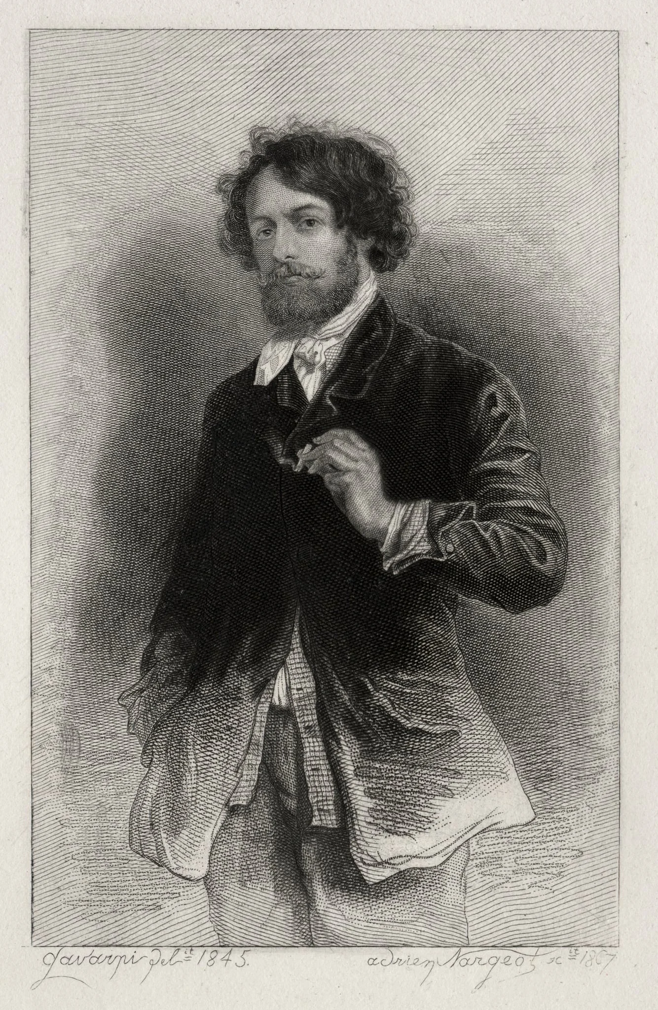 Gavarni, by Adrien Nargeot, 1867