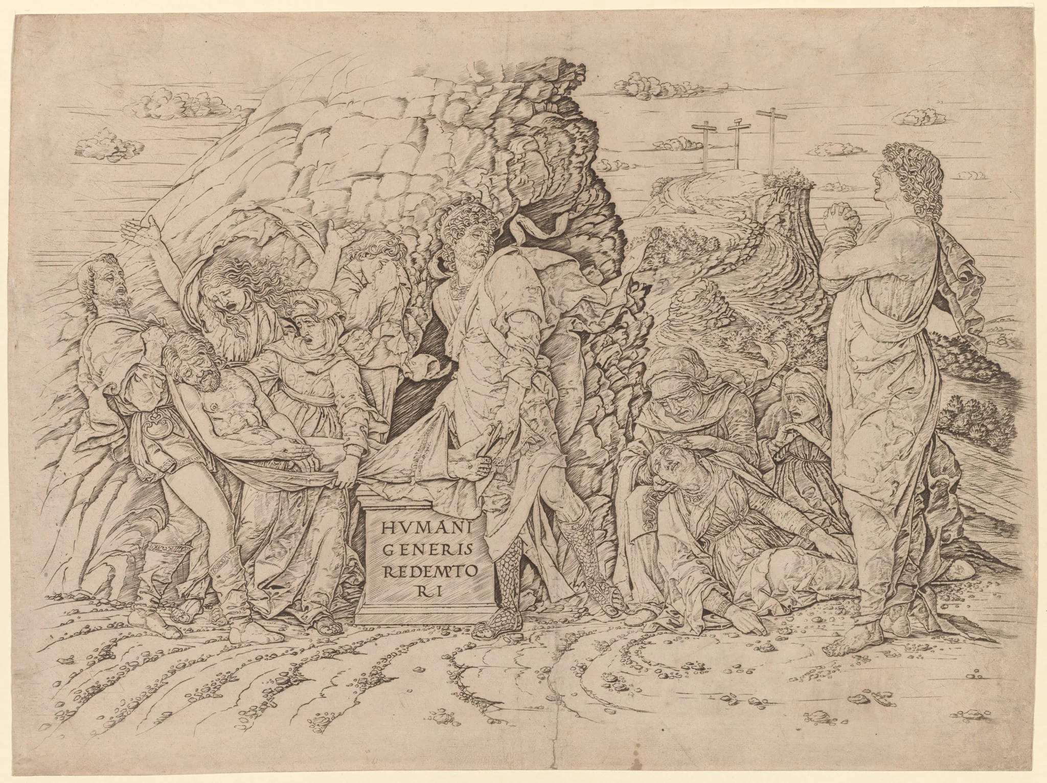 The Entombment, by Andrea Mantegna, 1468