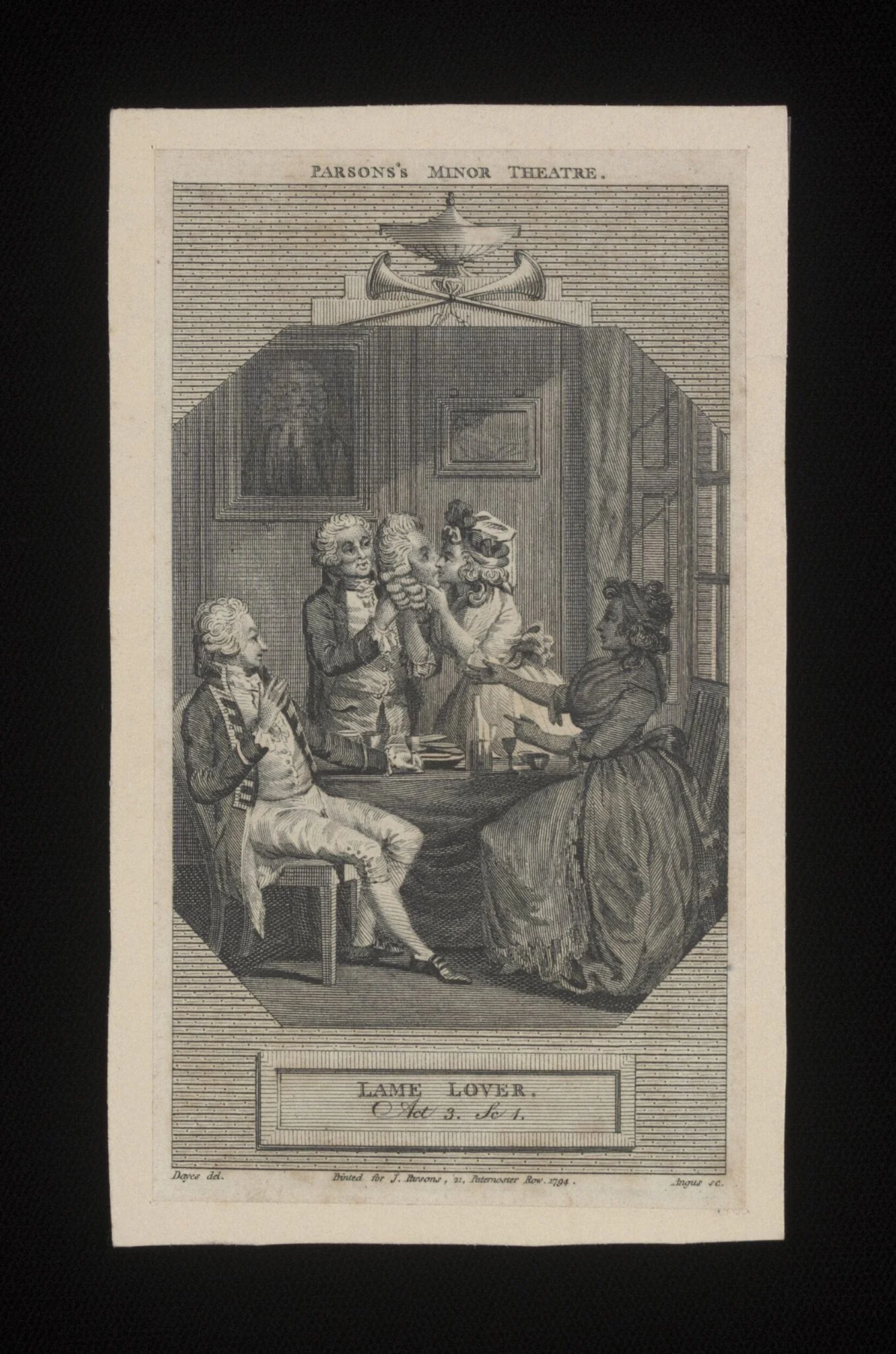 Lame Love, by William Angus, 1794