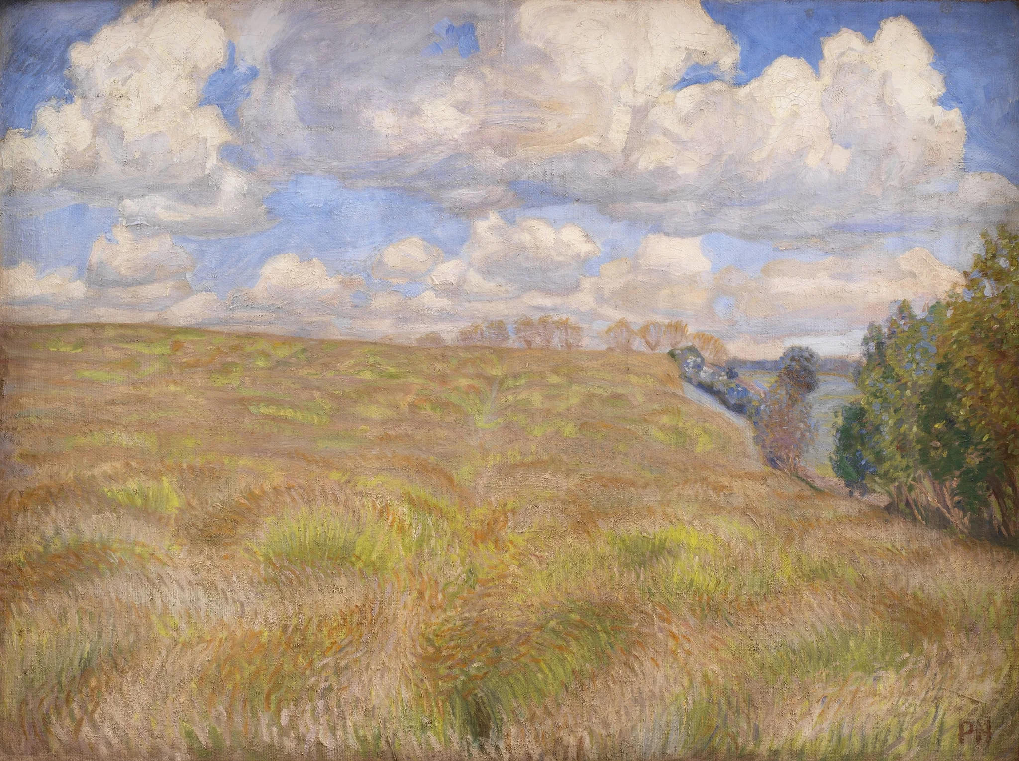 A Field of Waving Rye, by Unknown, 1894