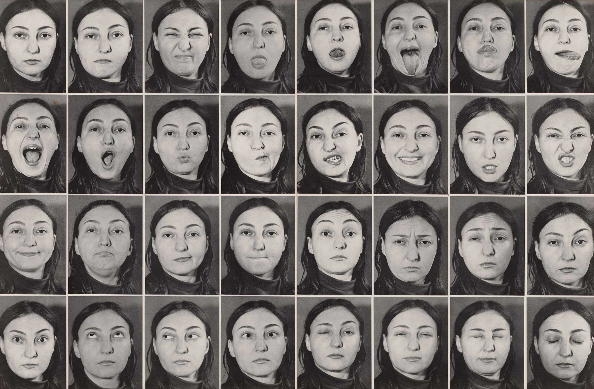 Εκφράσεις I, by Athena Tacha, 1972