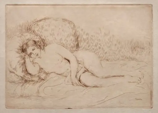 Femme nue couchée