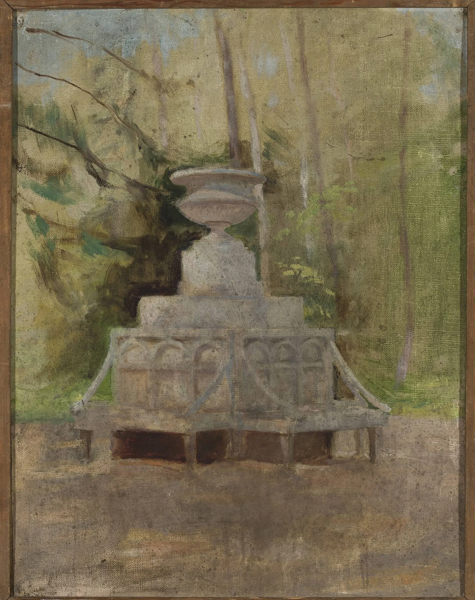 Park motif from Talashkino, by Jan Ciągliński, unspecified, 1898