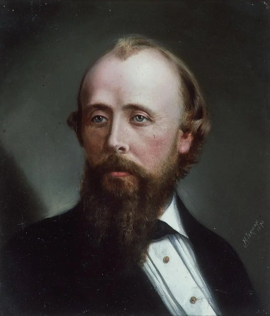 Portrait of a bearded man