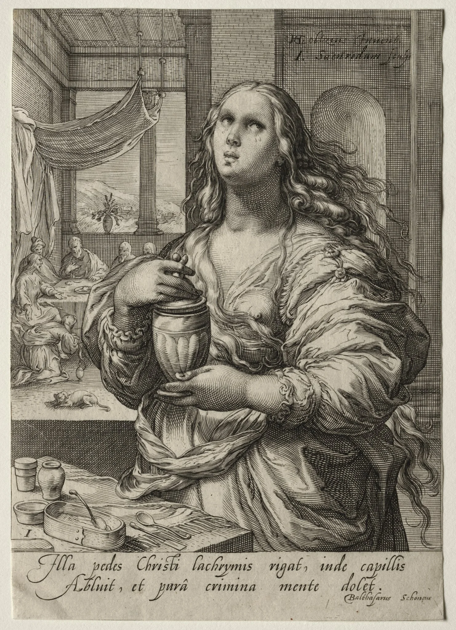 Heroines of the New Testament:  Mary Magdalen, by Jan Pietersz Saenredam, 1595