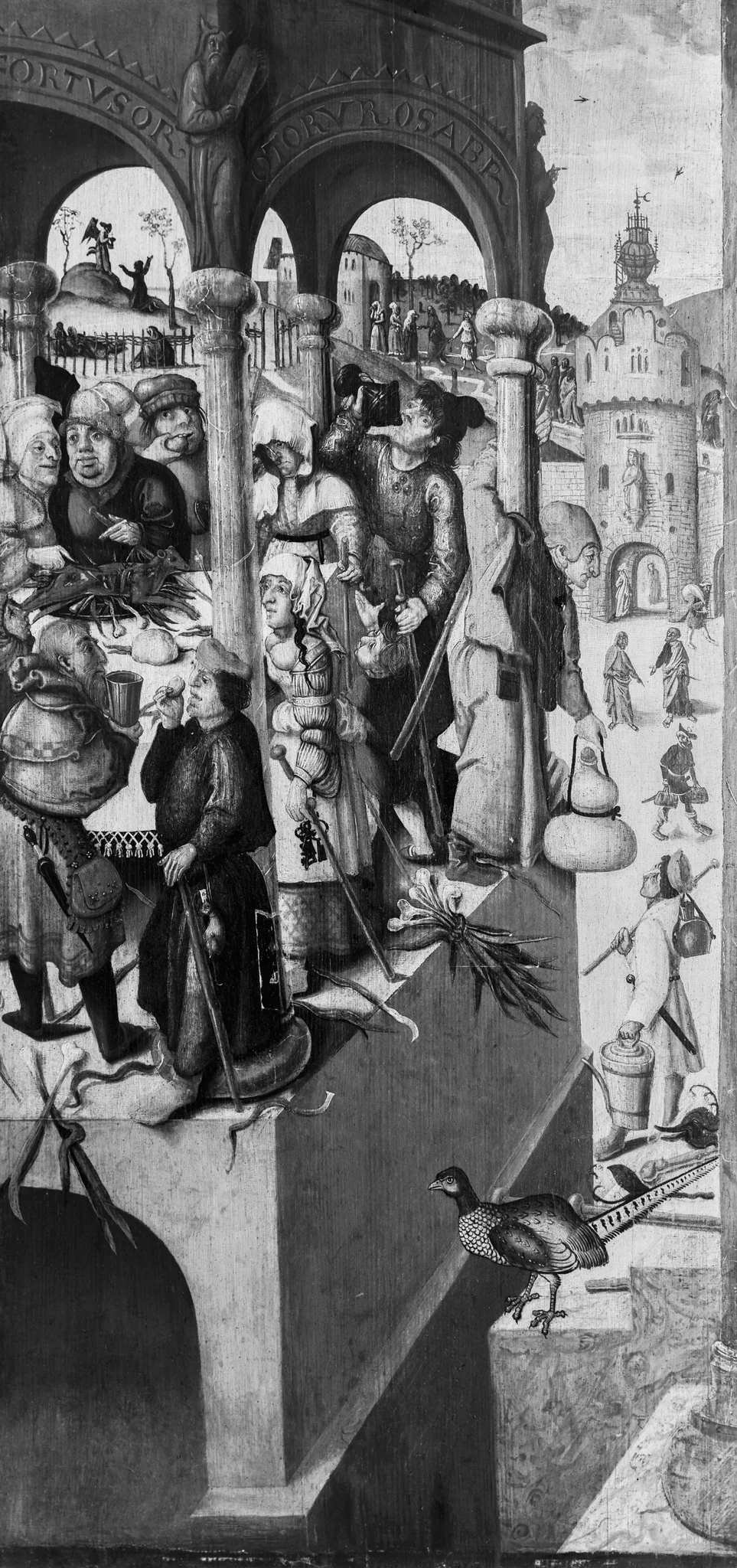 The passover meal, by Jerg Ratgeb, paint, 1515