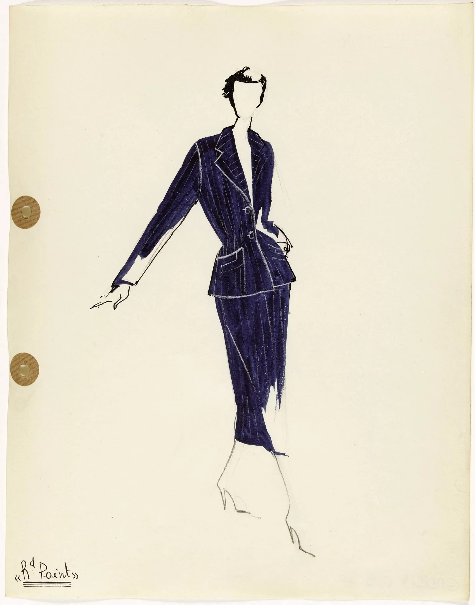 'Rd-Point', by Marie-Louise Carven, 1949