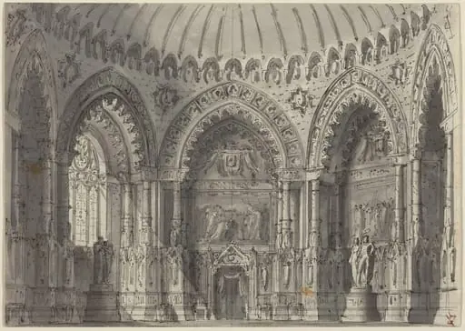 Rotunda in Gothic Style