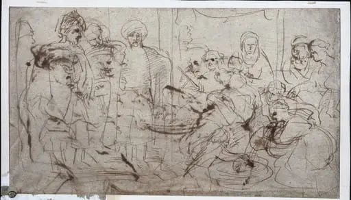 Tomyris with the Head of Cyrus (verso)