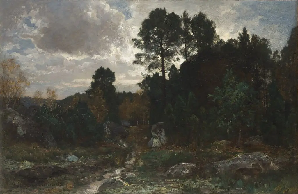 Solitary Walk at Fontainebleau