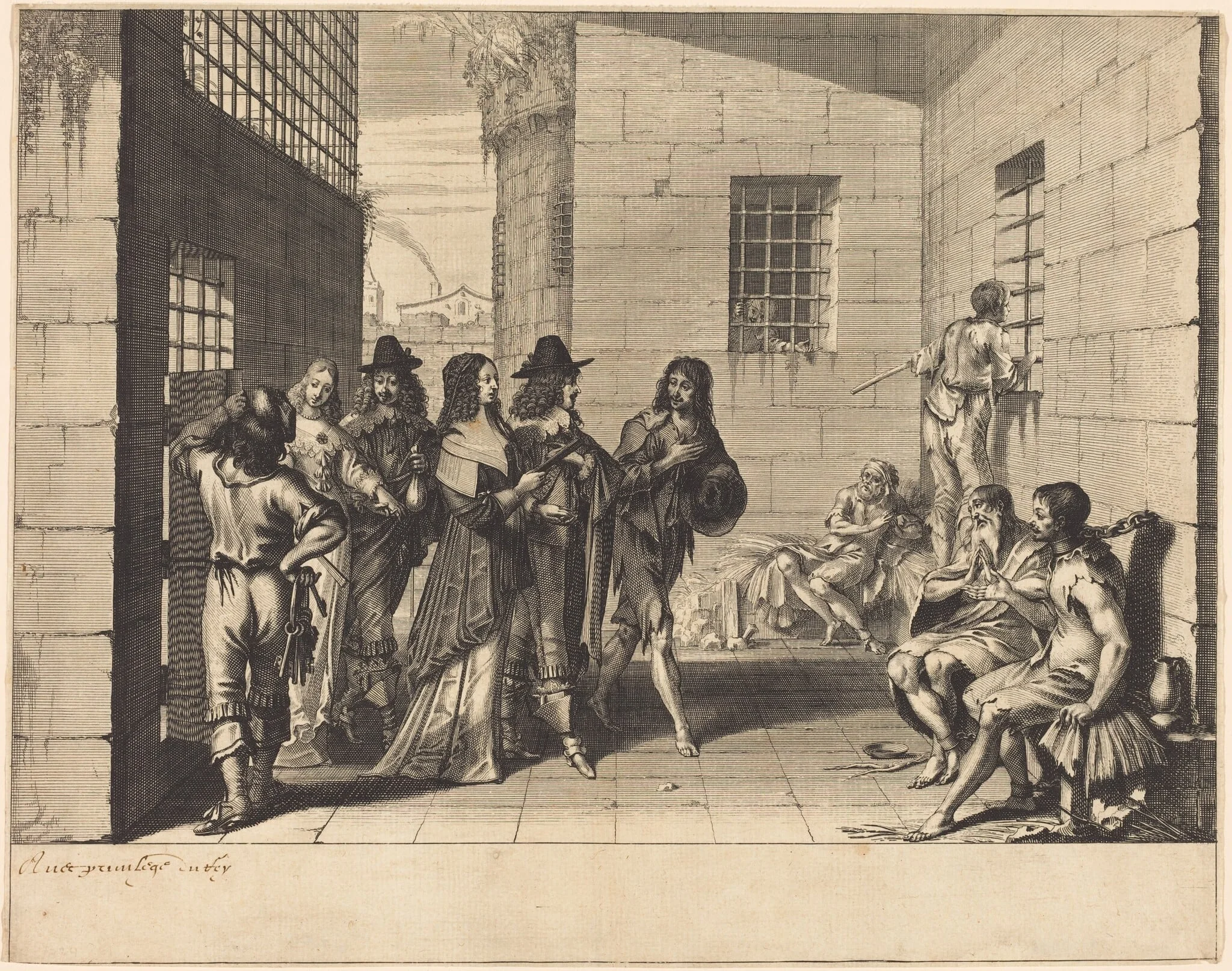 Gentry Visiting a Prison