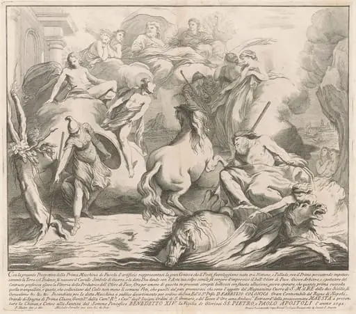 The Prima Macchina for the Chinea of 1742: The Contest of Neptune and Minerva