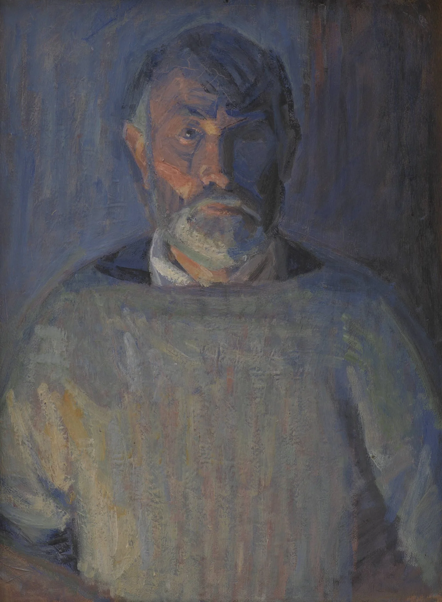 Portrait of the Artist. Lamplight