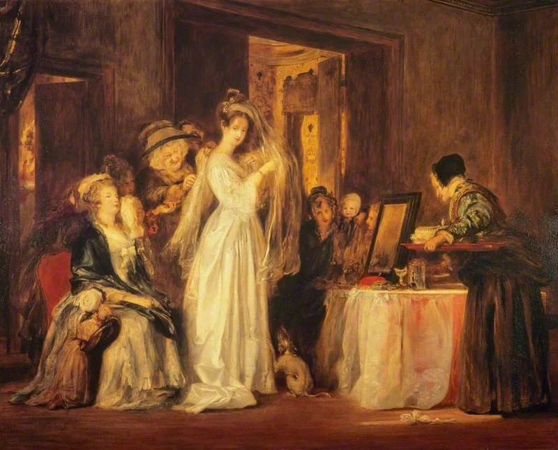 The Bride at her Toilet on the Day of her Wedding, by David Wilkie, oil, 1838