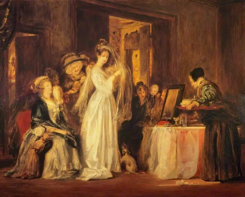 The Bride at her Toilet on the Day of her Wedding