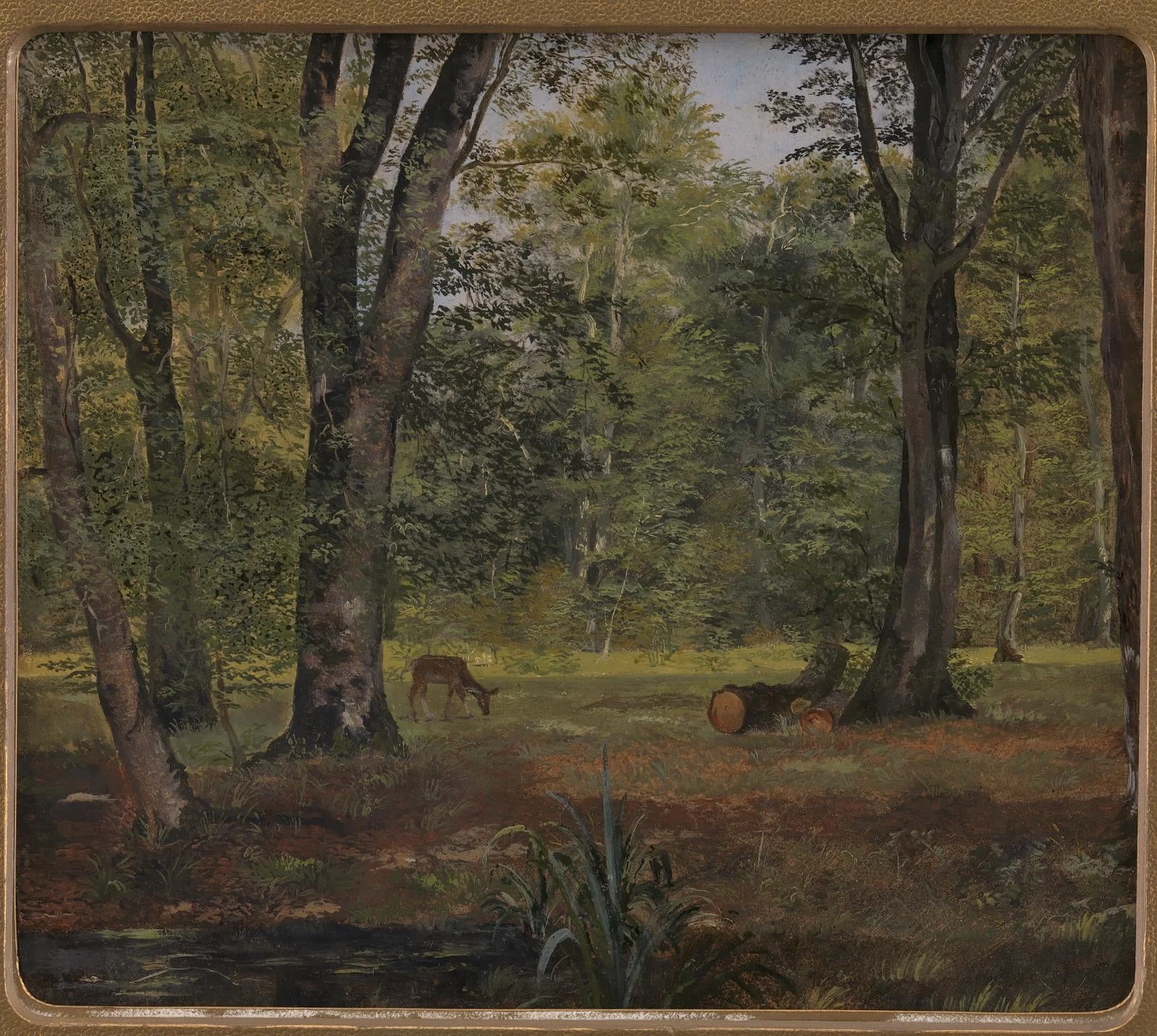 Charlottenlund Wood, North of Copenhagen, by Unknown, 1837