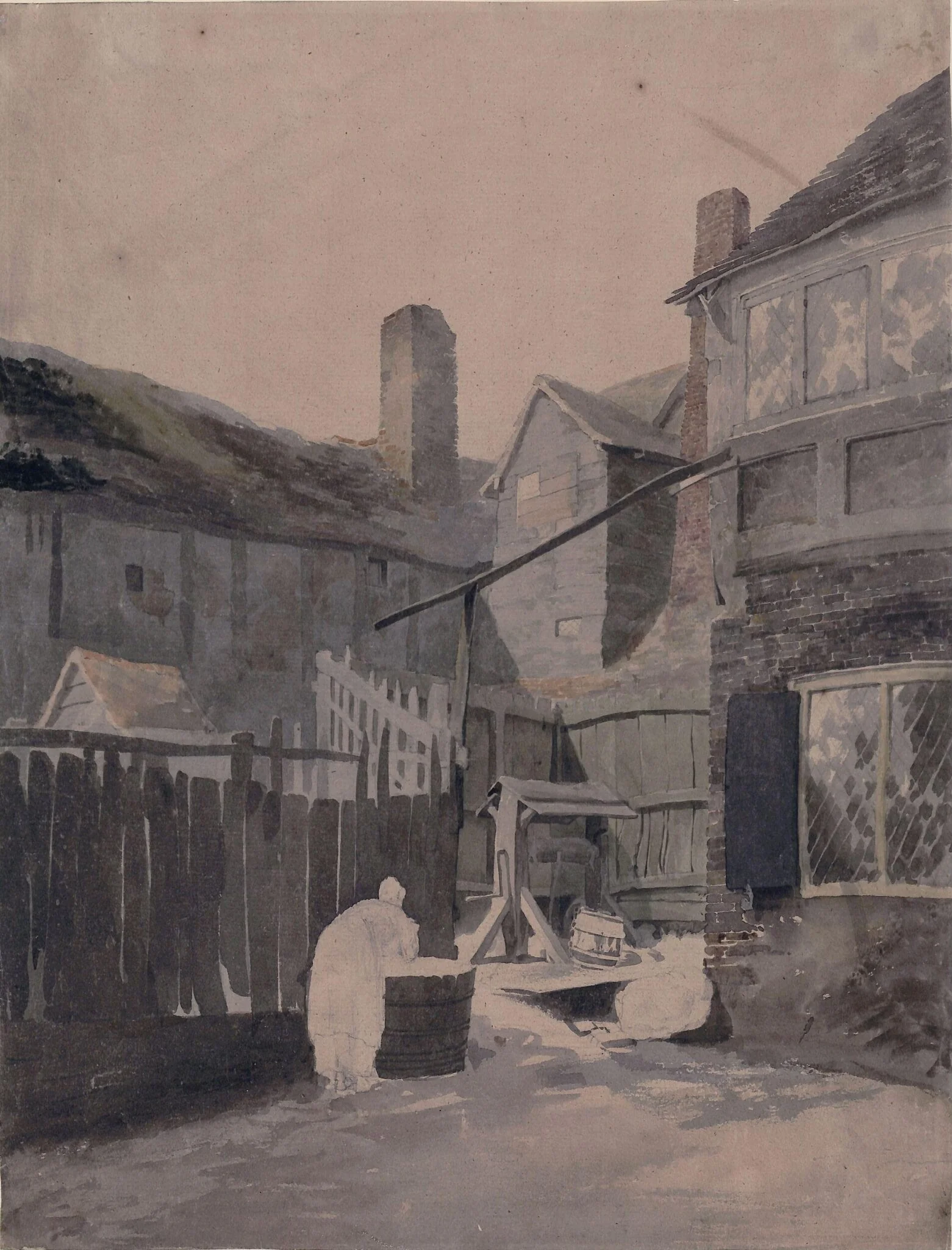Cottage with well
