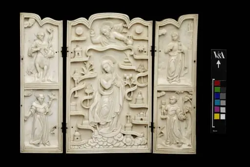The Virgin of the Immaculate Conception (Tota Pulchra); with St John the Baptist, St Francis of Assisi, St John the Evangelist and St Anthony of Padua