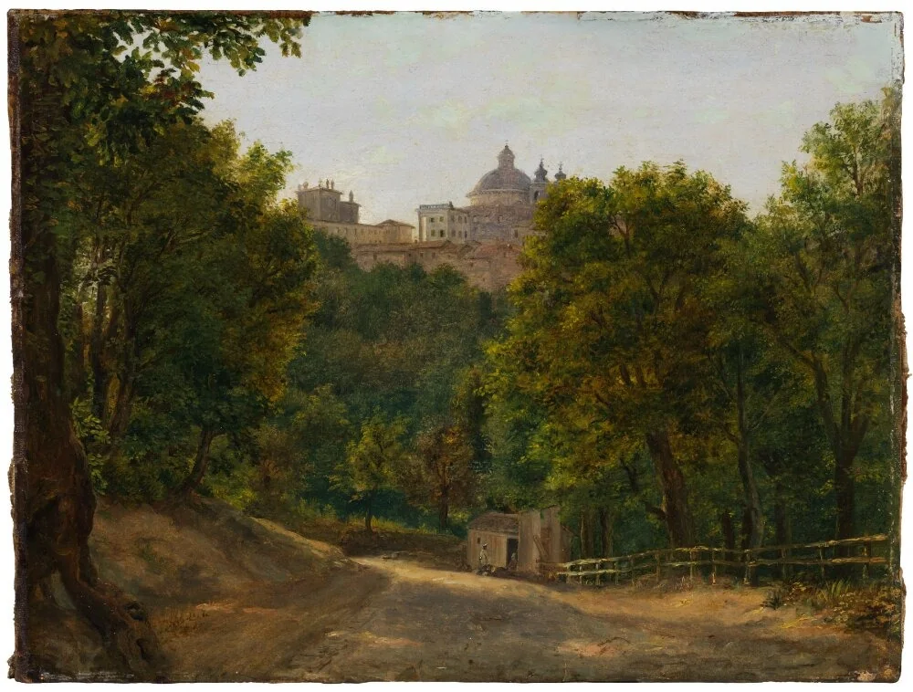Landscape with Santa Maria Assunta in Ariccia