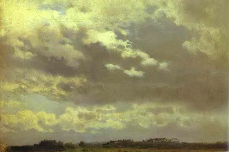Clouds, by Fyodor Vasilyev, unspecified, 1871