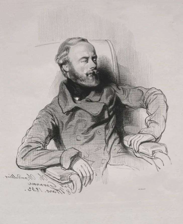 Ch. Chandellier, by Paul Gavarni, 1842