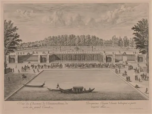 Chateau Fontainebleau from the Grand Canal