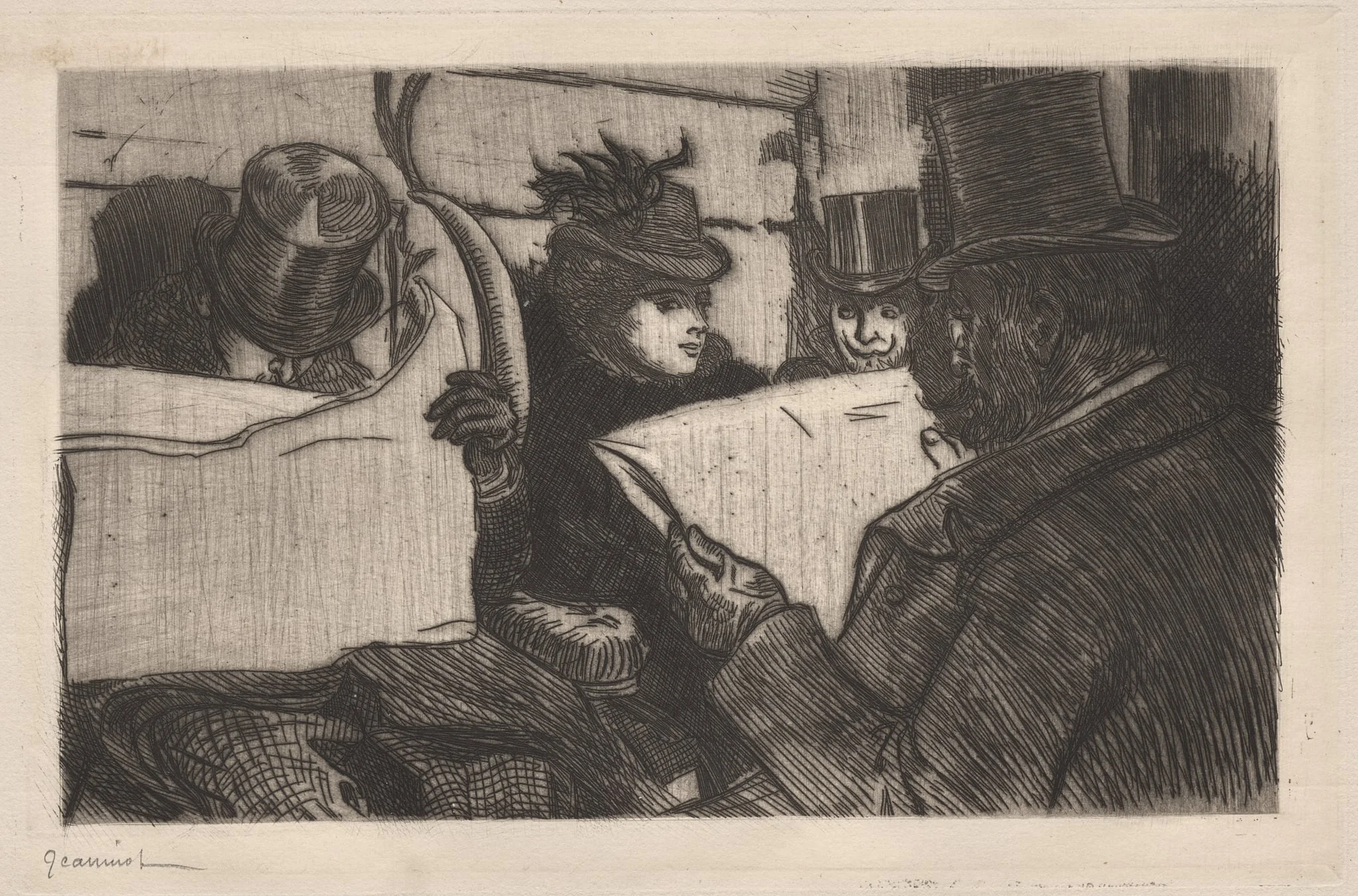 Evening Train (Le Train du Soir), by Pierre Georges Jeanniot, 1897