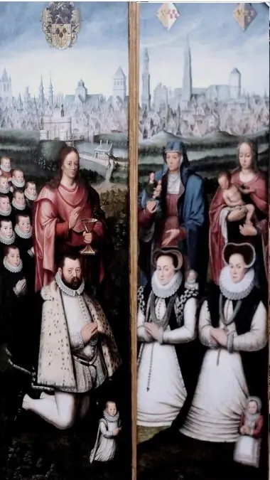 Portraits of Juan II Pardo and his Wives Anna Ingenieulandt and Maria Ancheman