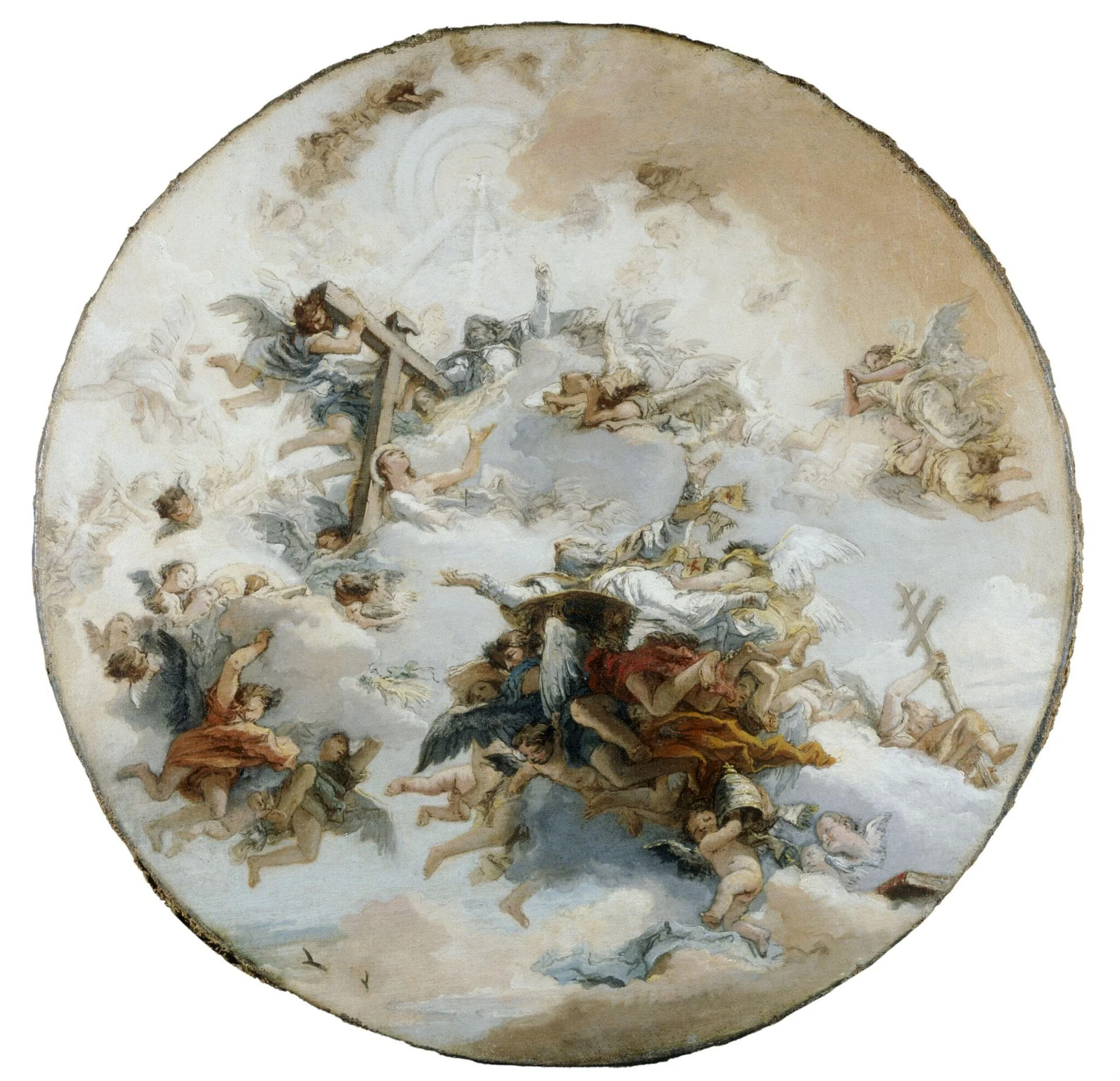 St Leo in Glory (sketch for the ceiling of the church of San Lio, Venice)