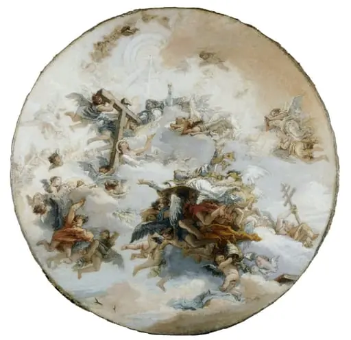 St Leo in Glory (sketch for the ceiling of the church of San Lio, Venice)