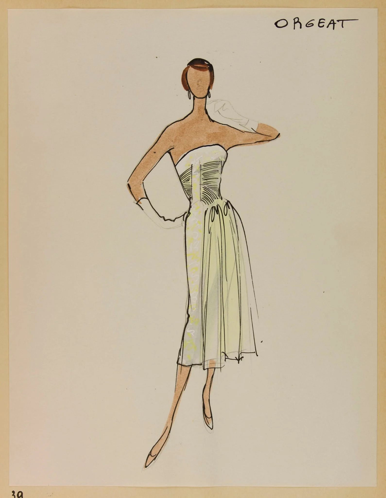 Orgeat, by Marie-Louise Carven, 1955