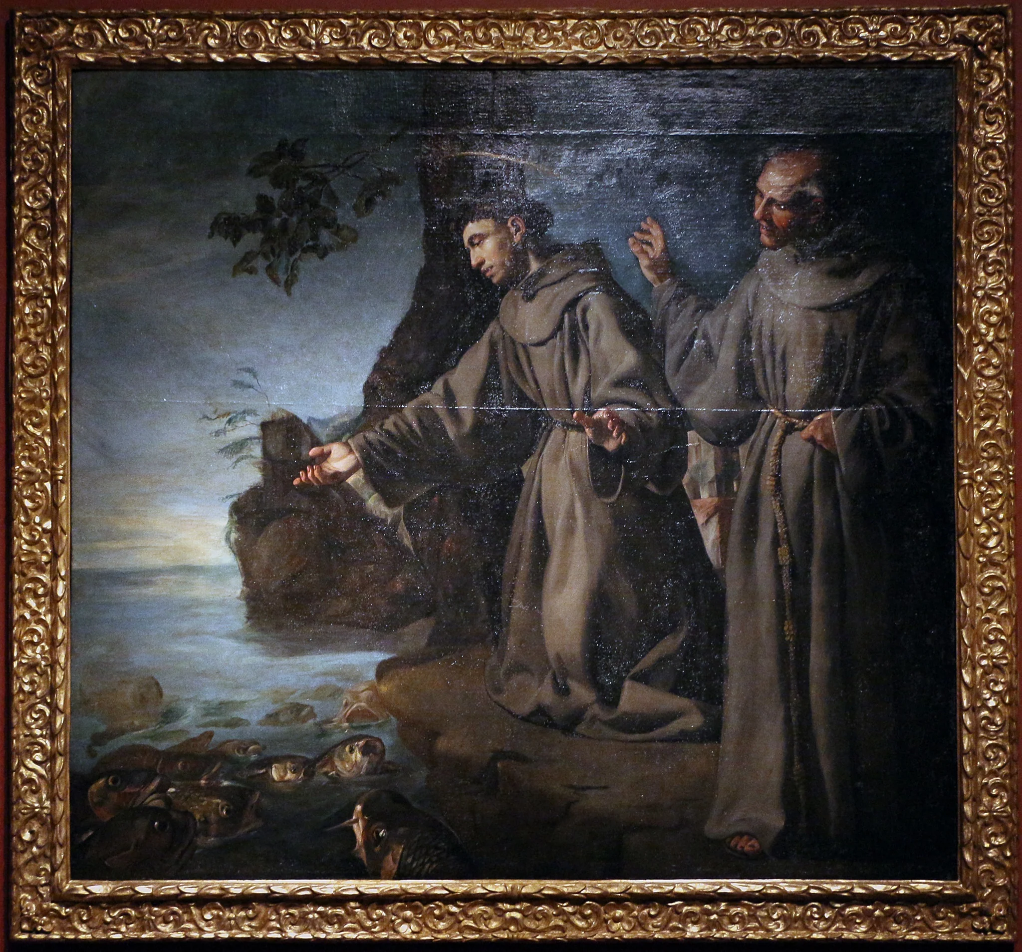 Saint Anthony preaches to the Fish, by Alonso Cano, unspecified, 1630