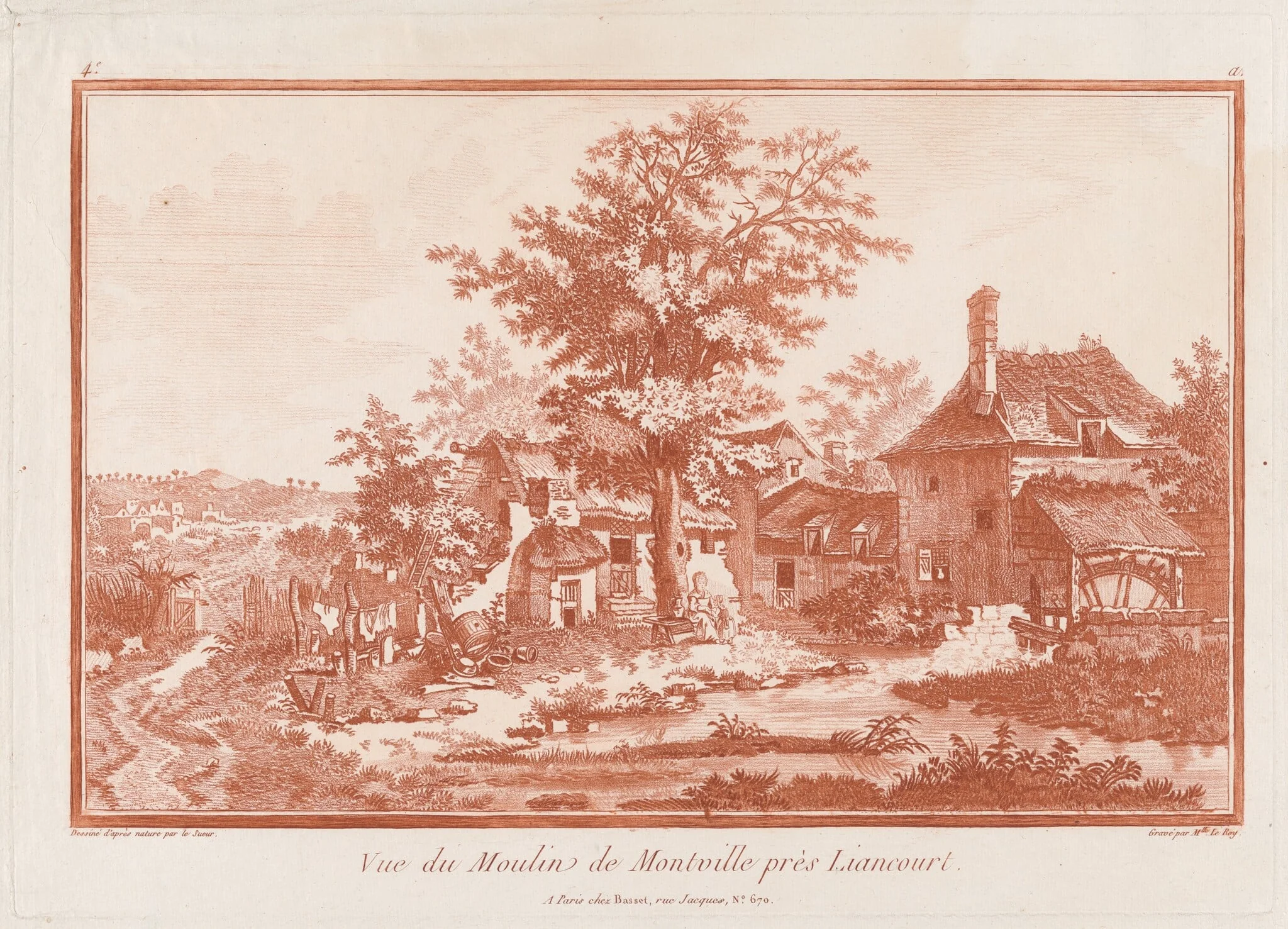 Four Landscapes after Le Sueur