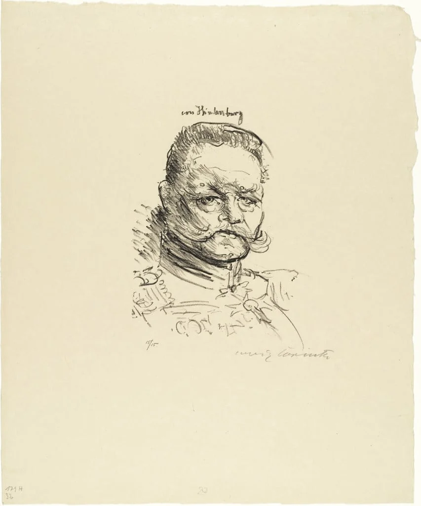 Untitled, by Lovis Corinth, ink, 1901