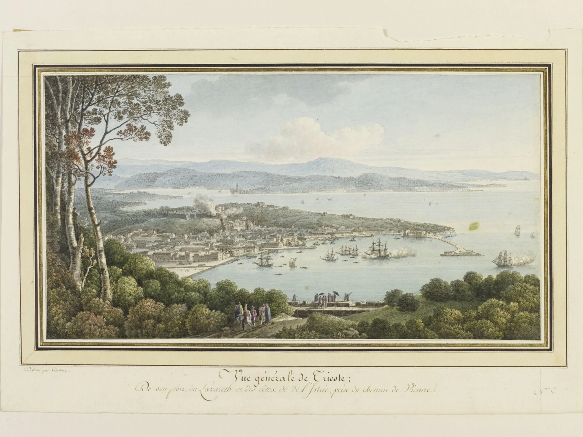 The town and harbour of Trieste