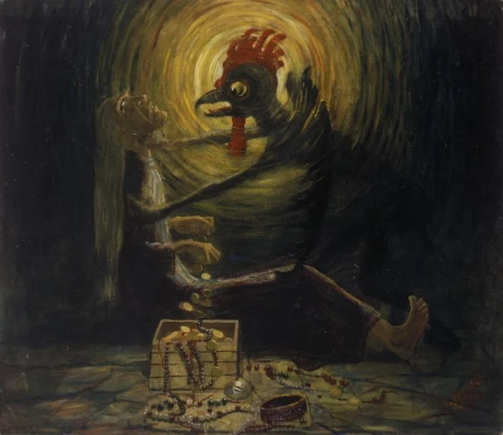 Death of the miser