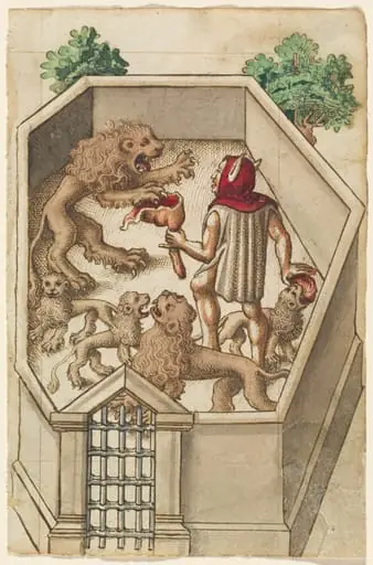 "Feed Not Things That Have Sharp Claws" [fol. 38 recto]