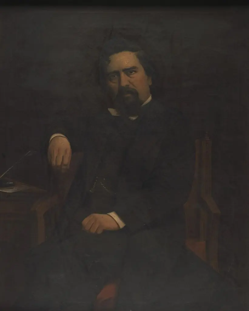Portrait of a bearded minister