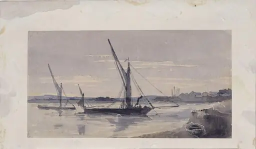 Coast Scene: Sunset