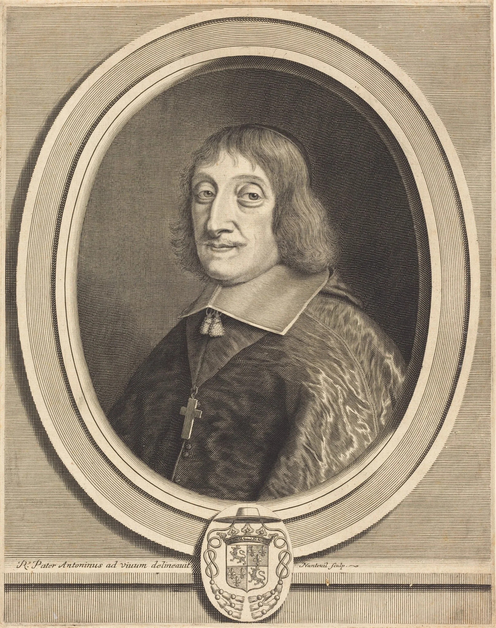 Leonor Goyon de Matignon, by Robert Nanteuil, ink, 1657