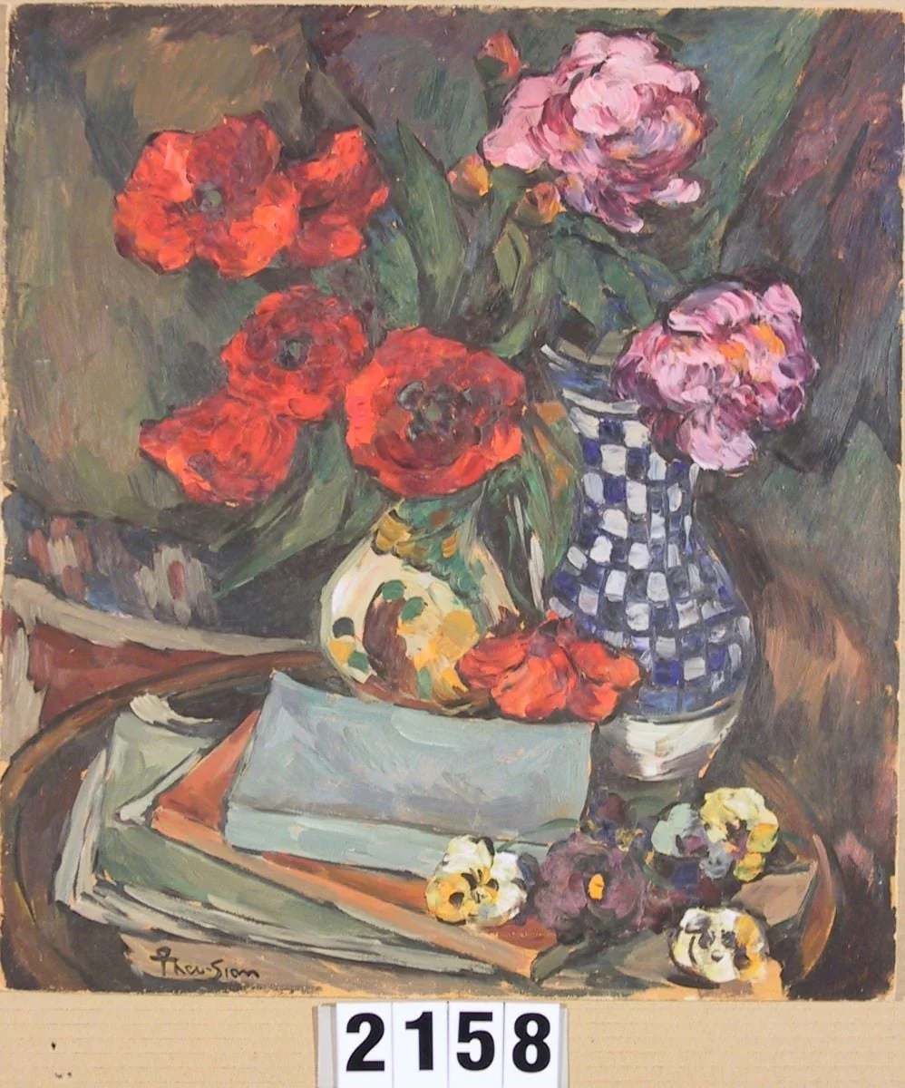 Natură statică cu flori, by Ion Theodorescu-Sion, unspecified